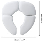 Soft Skin-Friendly Children Folding Potty Seat Cover Baby Travel Folding Padded Toilet Seat Toilet Training, Toilet Seat