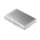 Stainless Steel Ultra-thin Protection Travel Card Bag Metal Card Box, mirror, Black, Wiredraw Silver, Wiredraw Gold