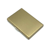 Stainless Steel Ultra-thin Protection Travel Card Bag Metal Card Box, mirror, Black, Wiredraw Silver, Wiredraw Gold