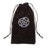 Velvet Pentagram Tarot Card Bag Home Mini Drawstring Package, Drawstring Package