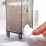 Desktop Cotton Pad Storage Box Plastic Transparent Box