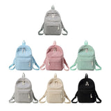 Soft Fabric Backpack Female Corduroy Design School Backpack for Teenage Girls Women