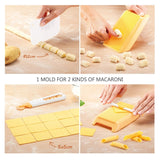 Plastic Pasta Macaroni Board Spaghetti Maker Rolling Pin Mold Kitchen Tool, Spaghetti Maker