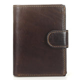 Vintage Men Wallet Genuine Leather Short Wallets Male Multifunctional Cowhide Male Purse Coin Pocket Photo Card Holder