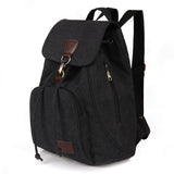 Women Canvas Student Laptop Bag Backpack