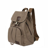 Women Canvas Student Laptop Bag Backpack