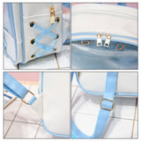 Transparent Children Backpack Cute Bow Bags Mini Schoolbag