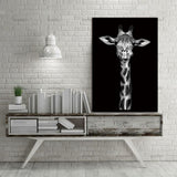 Simple Black and White Animal Decoration Painting Study Living Room Sofa Background Wall Painting Without Frame, 13X18cm, 20X25cm, 21X30cm, 30X40cm, 40X50cm, 40X60cm