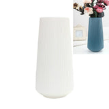 Simple Plastic Vase Dry and Wet Flower Arrangement Container, 11 x 30cm