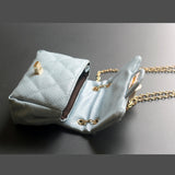 Flower Rivet Glitter Metal Chain Kid Shoulder Bag