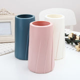 Modern Simple Plastic Vase Creative Decoration Table Decoration, 9.5 x 20cm