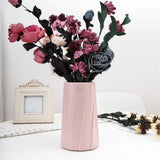 Modern Simple Plastic Vase Creative Decoration Table Decoration, 9.5 x 20cm