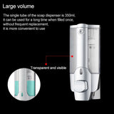 Wall-mounted Plastic Manual Single-head Soap Box Hotel Soap Dispenser, Matt, Plating