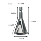 Stainless Steel Deburring External Chamfer Tool High Strength Hardness Drill Bit Remove Burr Hexagonal grooved chamfer, Hexagonal grooved chamfer