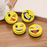 Yellow Smile Face Whiteboard Eraser Magnetic Board Erasers Wipe Dry School Blackboard Marker Cleaner 6 Styles Random Color Delivery, Yellow Smile Face