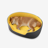 Two-Color Washable Comfortable Pet Nest with Cushion, S 49x35x18cm, M 57x40x20cm, L 73x50x20cm