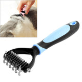 Fur Hair Grooming Hair Shedding Tool Brush for Dog Pet Cat, Blue, Pink