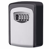 Safety Home Durable Storage Box Key Hider 4 Digit Security Secret Code Lock Wall Mounted Combination Password Keys Box, Combination Password Keys Box