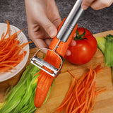 Multifunction Stainless Steel Vegetable Peeler Double Planing Grater, 2 PCS Double Planing Grater