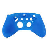 Soft Silicone Rubber Gamepad Protective Case Cover Joystick Accessories for Microsoft Xbox One S Controller, Black, WHITE, Blue, Red