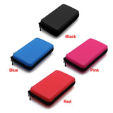 For Nintendo 2DS XL Hard EVA Protective Storage Case Cover Holder, Black, Sky Blue, Red, Pink