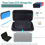 For Nintendo 2DS XL Hard EVA Protective Storage Case Cover Holder, Black, Sky Blue, Red, Pink