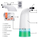 Infrared Intelligent Automatic Induction Toilet Household Foam Hand Soap Dispenser Soap Dispenser, Soap Dispenser