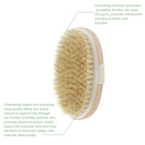 Soft Natural Bristle SPA Brush Without Handle, Soft Natural Bristle