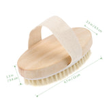 Soft Natural Bristle SPA Brush Without Handle, Soft Natural Bristle