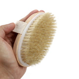 Soft Natural Bristle SPA Brush Without Handle, Soft Natural Bristle