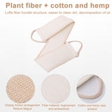 Soft Skin Care Exfoliating Loofah Sponge Back Strap Bath Shower Body Massage Spa Cleaning Scrubber Brush Tool, Soft Skin Loofah Sponge Back Strap