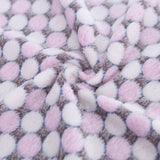 Soft Flannel Pet Blanket Dots Printed Breathable Bed Mat Warm Pet Sleeping Cushion Cover for Pet Dog Cat, S, M, L