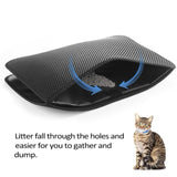 Waterproof Pet Cat Litter Mat EVA Double Layer Cat Litter Trapping Pets Mat Pad Bottom Non-slip Pet Litter Cat Mat, L, M, S, XS