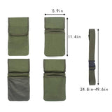 Garden Canvas Pocket Tool Storage Belt Bag, Garden Canvas Storage Belt Bag