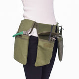 Garden Canvas Pocket Tool Storage Belt Bag, Garden Canvas Storage Belt Bag