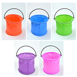 No Compartment Folding Art Painting Bucket Pen Washing Bucket Random Colour, 10 PCS Pen Washing Bucket