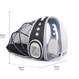 Pet Expandable Space Capsule Backpack Foldable Cat Bag, 33x66x44cm