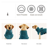 Pet Dog Bathrobe Bath Towel Strong Absorbent Bath Quick-drying Clothes, XS, S, M, L, XL, XXL, XXXL