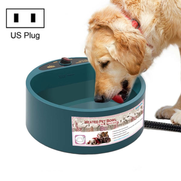 Pet Heating Bowl Cat And Dog Food Tray Automatic Constant Temperature And Heat Preservation Water Bowl, EU Plug 220-230V, US Plug 110-130V, JP Plug 110-130V, UK Plug 220-230V