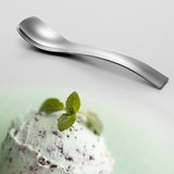 Stainless Steel Polished Handle Ice Cream Small Spoon Tea Spoon