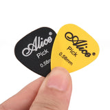 Alice 50 PCS ABS Electric Guitar Picks, Random Color Delivery, Frosted 0.58mm, Mirror 0.58mm, Frosted 0.71mm, Mirror 0.71mm, Frosted 0.81mm, Mirror 0.81mm, Frosted 0.96mm, Mirror 0.96mm, Frosted 1.2mm, Mirror 1.2mm, Frosted 1.5mm, Mirror 1.5mm