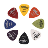 Alice 50 PCS ABS Electric Guitar Picks, Random Color Delivery, Frosted 0.58mm, Mirror 0.58mm, Frosted 0.71mm, Mirror 0.71mm, Frosted 0.81mm, Mirror 0.81mm, Frosted 0.96mm, Mirror 0.96mm, Frosted 1.2mm, Mirror 1.2mm, Frosted 1.5mm, Mirror 1.5mm