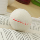 Laundry Clean Ball Reusable Natural Organic Laundry Fabric Softener Ball Premium Organic Wool Dryer Balls, Laundry Clean Ball