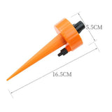 FR-258 40pcs 4/7mm Capillary Transparent Curved Drop Arrow Gardening Micro-Spray Irrigation Arrow, 12 PCS Watering Device