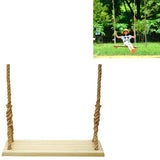 Outdoor Swing Indoor Balcony Children Adult Solid Wood Swing, Hemp Rope, Climbing Rope