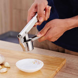 Stainless Steel Thick Manual Garlic Masher Garlic Press, Stainless Steel 4