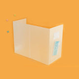 Student Work Meal Desktop Anti-spray Baffle Isolation Protective PP Board, Anti-spray Baffle