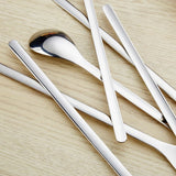 Stainless Steel Long-Handled Coffee Stirring Spoon Ice Cream Spoon