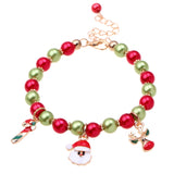 Santa Claus Reindeer Bracelet Christmas Gift