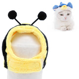 Soft Cat Headgear Cat Dog Cross Dress Pet Hat, XS, S, M, L